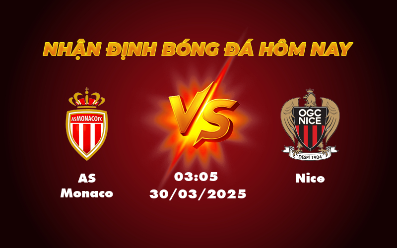 Soi Kèo Trận Đấu AS Monaco vs Nice Cuộc Đụng Độ Hấp Dẫn Tại Ligue 1 1 as monaco nice 30 03 ligue 1