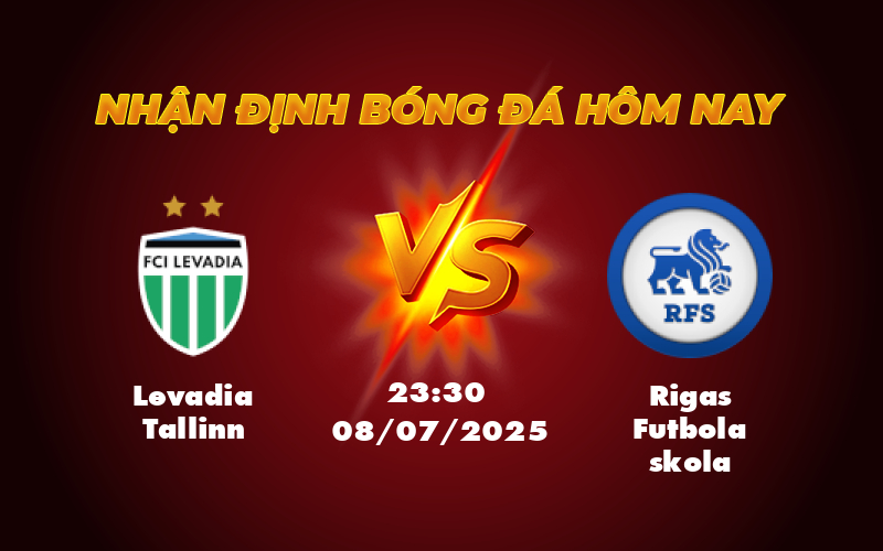 Levadia Tallinn vs Rigas Futbola skola Cuộc đọ sức hấp dẫn tại vòng loại C1 1 levadia tallinn rigas futbola skola 08 07 c1